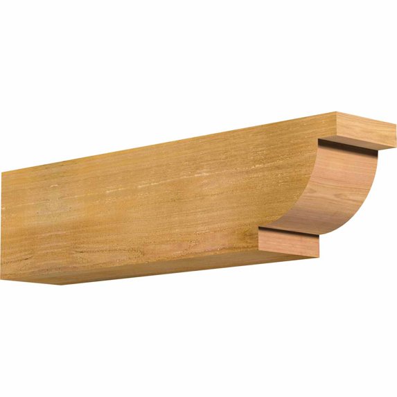 Ekena Millwork 6"W x 8"H x 32"L Alpine Rough Sawn Rafter Tail, Western Red Cedar