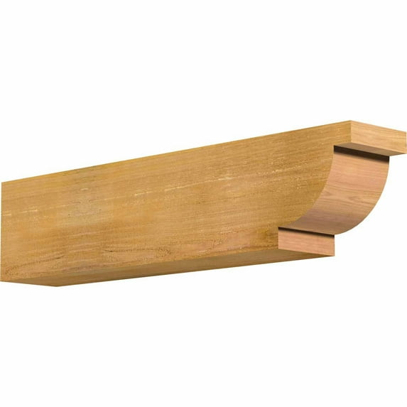 Ekena Millwork 6"W x 8"H x 36"L Alpine Rough Sawn Rafter Tail, Western Red Cedar