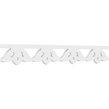 Ekena Millwork  6 x 48 in. Pitch 0.62 in. Dearborn Architectural Grade PVC Running Trim