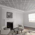thumbnail image 1 of Ekena Millwork 60 3/8"W x 60 3/8"H x 3/8"T Large Fowler Decorative Fretwork Ceiling Panels in Architectural Grade PVC, 1 of 10