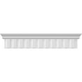 thumbnail image 1 of Ekena Millwork 60" Bottom Width x 64 3/4" Top Width x 9 3/8"H x 7/8"P Dentil Crosshead, 1 of 24