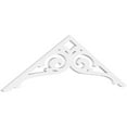 thumbnail image 1 of Ekena Millwork 60"W x 17 1/2"H x 1"P (7/12) Pitch Bordeaux Architectural Grade PVC Gable Pediment, 1 of 5