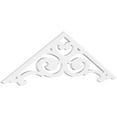 thumbnail image 1 of Ekena Millwork 60"W x 17 1/2"H x 1"P (7/12) Pitch Hurley Architectural Grade PVC Gable Pediment, 1 of 5