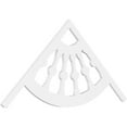 thumbnail image 1 of Ekena Millwork 60"W x 27 1/2"H x 1"P (11/12) Pitch Classic Wagon Wheel Architectural Grade PVC Gable Pediment, 1 of 3