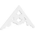 thumbnail image 1 of Ekena Millwork 60"W x 27 1/2"H x 1"P (11/12) Pitch Robin Architectural Grade PVC Gable Pediment, 1 of 5