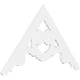 thumbnail image 1 of Ekena Millwork 60"W x 35"H x 1"P (14/12) Pitch Robin Architectural Grade PVC Gable Pediment, 1 of 5