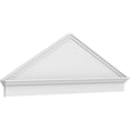 thumbnail image 1 of Ekena Millwork 66"W x 23-3/8"H x 2-3/4"P (Pitch 6/12) Peaked Cap Smooth Architectural Grade PVC Combination Pediment, 1 of 8