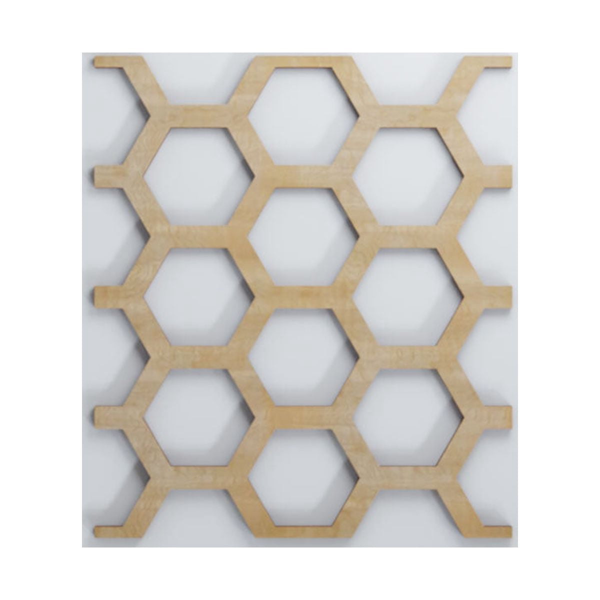 Ekena Millwork 7 1/2"W x 11 3/8"H x 3/8"T Small Westmore Decorative Fretwork Wood Wall Panels, Birch
