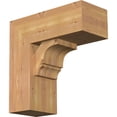 thumbnail image 1 of Ekena Millwork 7 1/2"W x 18"D x 18"H Balboa Block Smooth Bracket w/ Offset Brace, Western Red Cedar, 1 of 25