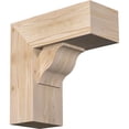 thumbnail image 1 of Ekena Millwork 7 1/2"W x 18"D x 18"H Funston Block Smooth Bracket w/ Offset Brace, Douglas Fir, 1 of 25