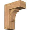 thumbnail image 1 of Ekena Millwork 7 1/2"W x 18"D x 22"H Imperial Block Smooth Bracket w/ Offset Brace, Western Red Cedar, 1 of 25