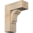 thumbnail image 1 of Ekena Millwork 7 1/2"W x 18"D x 22"H Merced Block Smooth Bracket w/ Offset Brace, Douglas Fir, 1 of 25