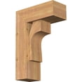 thumbnail image 1 of Ekena Millwork 7 1/2"W x 18"D x 26"H Westlake Block Smooth Bracket w/ Offset Brace, Western Red Cedar, 1 of 25
