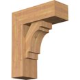 thumbnail image 1 of Ekena Millwork 7 1/2"W x 20"D x 24"H Merced Block Smooth Bracket w/ Offset Brace, Western Red Cedar, 1 of 25