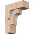 thumbnail image 1 of Ekena Millwork 7 1/2"W x 20"D x 24"H Westlake Block Smooth Bracket w/ Offset Brace, Douglas Fir, 1 of 25