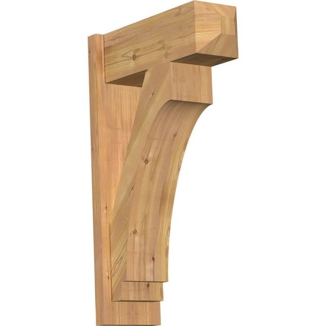 Ekena Millwork 7 1/2"W x 20"D x 32"H Imperial Smooth Craftsman Outlooker, Western Red Cedar