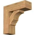 thumbnail image 1 of Ekena Millwork 7 1/2"W x 22"D x 22"H Balboa Block Smooth Bracket w/ Offset Brace, Western Red Cedar, 1 of 25