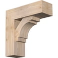 thumbnail image 1 of Ekena Millwork 7 1/2"W x 22"D x 22"H Merced Block Smooth Bracket w/ Offset Brace, Douglas Fir, 1 of 25