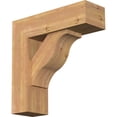 thumbnail image 1 of Ekena Millwork 7 1/2"W x 24"D x 24"H Funston Block Smooth Bracket w/ Offset Brace, Western Red Cedar, 1 of 25