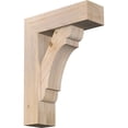 thumbnail image 1 of Ekena Millwork 7 1/2"W x 24"D x 32"H Olympic Block Smooth Bracket w/ Offset Brace, Douglas Fir, 1 of 25