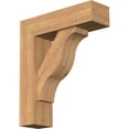 thumbnail image 1 of Ekena Millwork 7 1/2"W x 26"D x 30"H Funston Block Smooth Bracket w/ Offset Brace, Western Red Cedar, 1 of 25