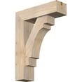 thumbnail image 1 of Ekena Millwork 7 1/2"W x 26"D x 34"H Merced Block Smooth Bracket w/ Offset Brace, Douglas Fir, 1 of 25