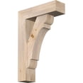 thumbnail image 1 of Ekena Millwork 7 1/2"W x 26"D x 38"H Olympic Block Smooth Bracket w/ Offset Brace, Douglas Fir, 1 of 25