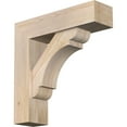 thumbnail image 1 of Ekena Millwork 7 1/2"W x 28"D x 28"H Olympic Block Smooth Bracket w/ Offset Brace, Douglas Fir, 1 of 25