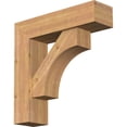 thumbnail image 1 of Ekena Millwork 7 1/2"W x 28"D x 28"H Westlake Block Smooth Bracket w/ Offset Brace, Western Red Cedar, 1 of 25