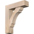 thumbnail image 1 of Ekena Millwork 7 1/2"W x 28"D x 32"H Olympic Block Smooth Bracket w/ Offset Brace, Douglas Fir, 1 of 25