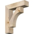 thumbnail image 1 of Ekena Millwork 7 1/2"W x 28"D x 32"H Westlake Block Smooth Bracket w/ Offset Brace, Douglas Fir, 1 of 25