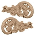 thumbnail image 1 of Ekena Millwork 7 1/2"W x 3 1/2"H x 1/2"D (Each Side) Small Springtime Scrolls (Pair), Cherry, 1 of 2