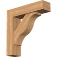 thumbnail image 1 of Ekena Millwork 7 1/2"W x 30"D x 30"H Funston Block Smooth Bracket w/ Offset Brace, Western Red Cedar, 1 of 25