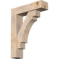 thumbnail image 1 of Ekena Millwork 7 1/2"W x 30"D x 38"H Merced Block Smooth Bracket w/ Offset Brace, Douglas Fir, 1 of 25