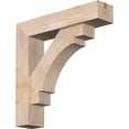 thumbnail image 1 of Ekena Millwork 7 1/2"W x 34"D x 34"H Merced Block Smooth Bracket w/ Offset Brace, Douglas Fir, 1 of 25