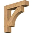 thumbnail image 1 of Ekena Millwork 7 1/2"W x 34"D x 34"H Westlake Block Smooth Bracket w/ Offset Brace, Western Red Cedar, 1 of 25