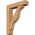 thumbnail image 1 of Ekena Millwork 7 1/2"W x 34"D x 42"H Funston Block Smooth Bracket w/ Offset Brace, Western Red Cedar, 1 of 25