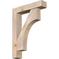 thumbnail image 1 of Ekena Millwork 7 1/2"W x 36"D x 48"H Westlake Block Smooth Bracket w/ Offset Brace, Douglas Fir, 1 of 25