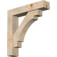 thumbnail image 1 of Ekena Millwork 7 1/2"W x 38"D x 38"H Merced Block Smooth Bracket w/ Offset Brace, Douglas Fir, 1 of 25