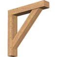 thumbnail image 1 of Ekena Millwork 7 1/2"W x 44"D x 44"H Traditional Block Smooth Bracket w/ Offset Brace, Western Red Cedar, 1 of 25
