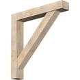 thumbnail image 1 of Ekena Millwork 7 1/2"W x 48"D x 48"H Traditional Block Smooth Bracket w/ Offset Brace, Douglas Fir, 1 of 25