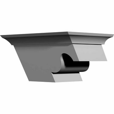 Ekena Millwork 7 1/2"W x 6 1/4"D x 4"H Nexus Bracket, Right (6-Pack)