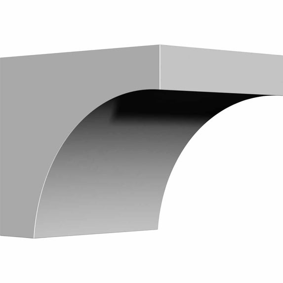 Ekena Millwork 7 1/4"W x 7 1/4"D x 9"H Stockport Bracket (2-Pack)