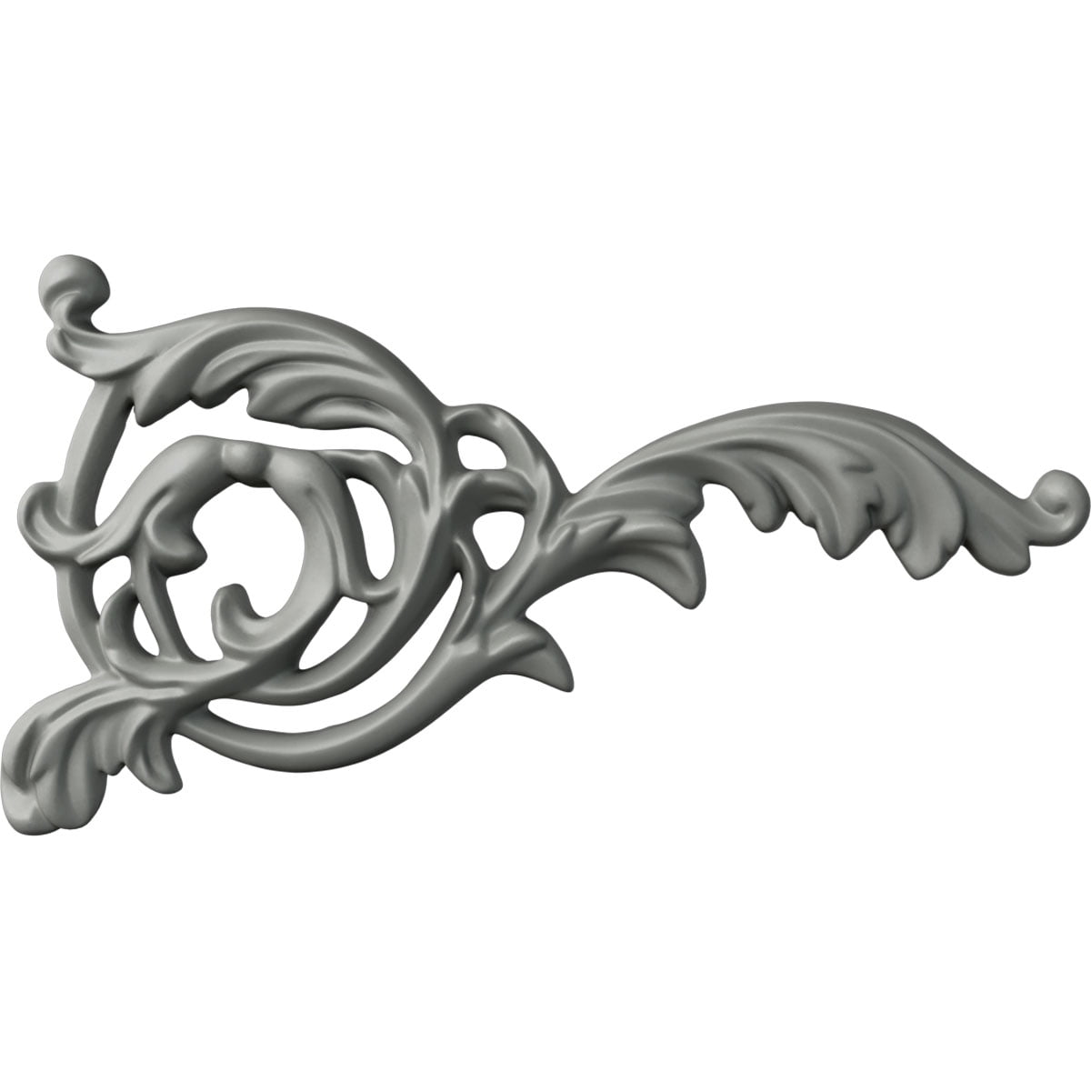 Primed Polyurethane Leaf Scroll Architectural Onlay