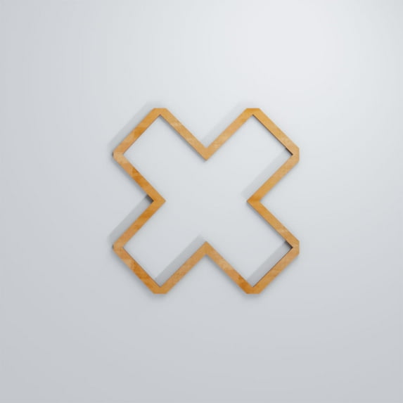 Ekena Millwork 7 3/8"W x 7 3/8"H x 1/4"T Extra Small Fowler Decorative Fretwork Wood Wall Panels, Alder