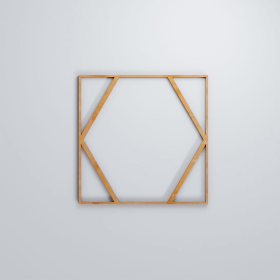 Ekena Millwork 7 3/8"W x 7 3/8"H x 1/4"T Extra Small Fraser Decorative Fretwork Wood Wall Panels, Alder