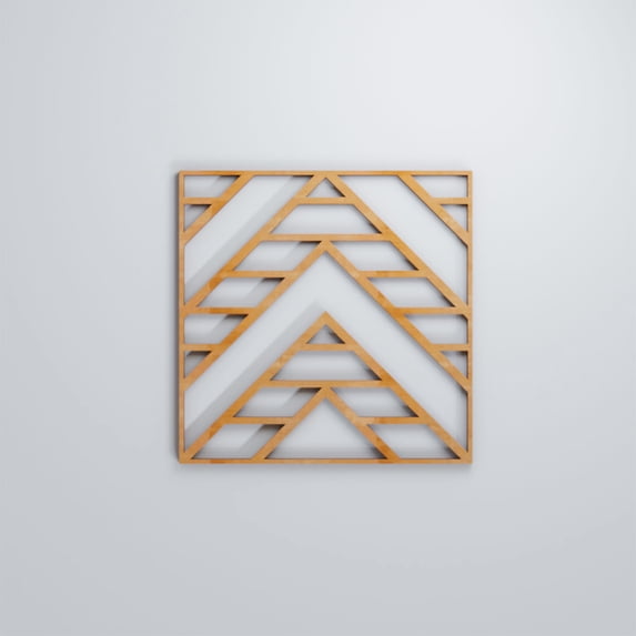 Ekena Millwork 7 3/8"W x 7 3/8"H x 1/4"T Extra Small Gilcrest Decorative Fretwork Wood Wall Panels, Alder