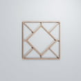 thumbnail image 1 of Ekena Millwork 7 3/8"W x 7 3/8"H x 1/4"T Extra Small Hudson Decorative Fretwork Wood Wall Panels, Cherry, 1 of 18