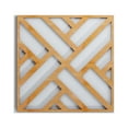 thumbnail image 1 of Ekena Millwork 7 3/8"W x 7 3/8"H x 1/4"T Extra Small Killeen Decorative Fretwork Wood Wall Panels, Alder, 1 of 18