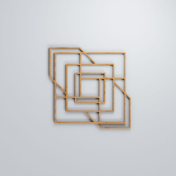 Ekena Millwork 7 3/8"W x 7 3/8"H x 1/4"T Extra Small Norwood Decorative Fretwork Wood Wall Panels, Alder